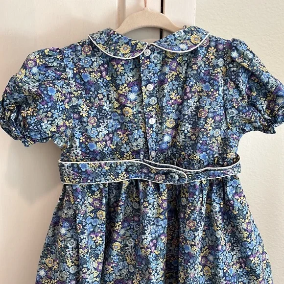 Petit Ami Floral Print Peter Pan Collar Dress - Picture 5 of 6